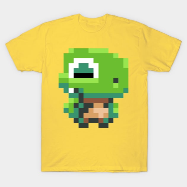 T-Rex from the dino game. Pixel art. Great for kids T-Shirt by Pushloop